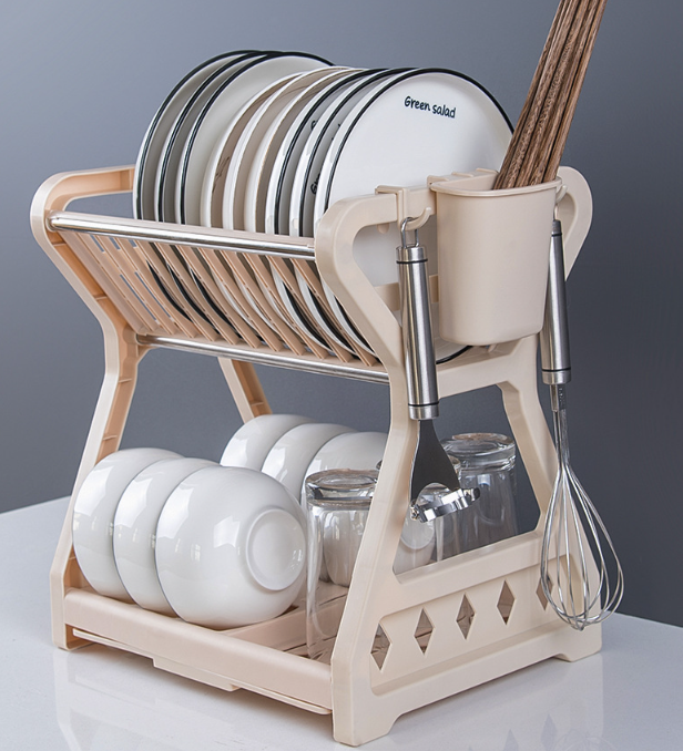 Dish Drainer for Plates and Cutlery (Single Piece)