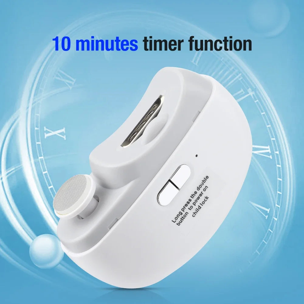 Electric Nail Clipper and Polisher 2-in-1