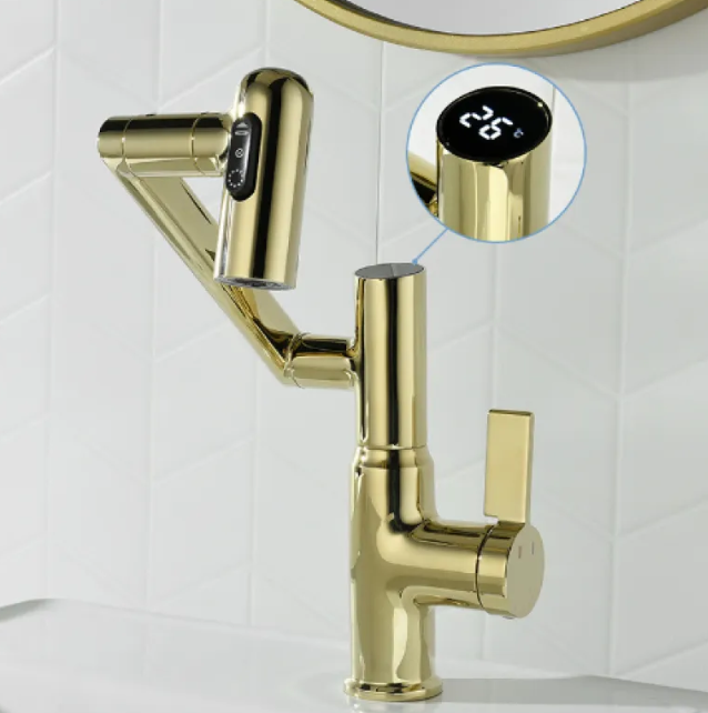 Rotating Digital Basin Faucet