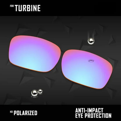 OOWLIT Polarized Replacement Lenses for Oakley Turbine Sunglasses