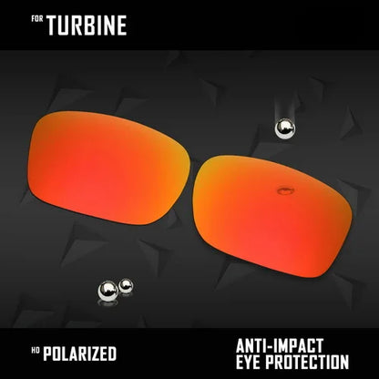 OOWLIT Polarized Replacement Lenses for Oakley Turbine Sunglasses