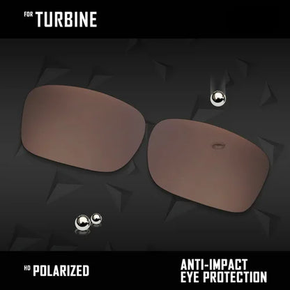 OOWLIT Polarized Replacement Lenses for Oakley Turbine Sunglasses