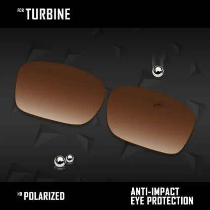 OOWLIT Polarized Replacement Lenses for Oakley Turbine Sunglasses