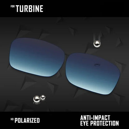 OOWLIT Polarized Replacement Lenses for Oakley Turbine Sunglasses