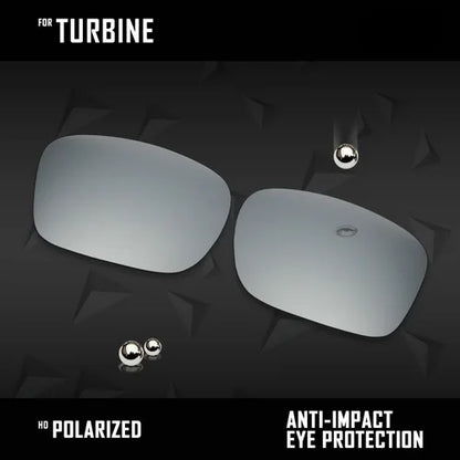 OOWLIT Polarized Replacement Lenses for Oakley Turbine Sunglasses