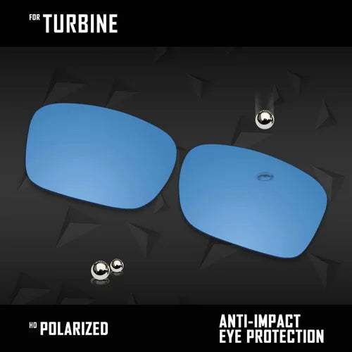 OOWLIT Polarized Replacement Lenses for Oakley Turbine Sunglasses