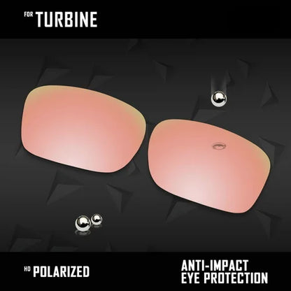 OOWLIT Polarized Replacement Lenses for Oakley Turbine Sunglasses
