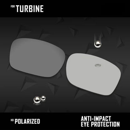 OOWLIT Polarized Replacement Lenses for Oakley Turbine Sunglasses
