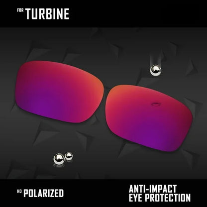 OOWLIT Polarized Replacement Lenses for Oakley Turbine Sunglasses