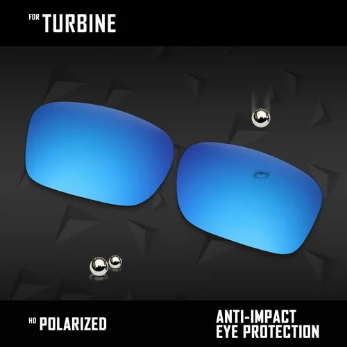 OOWLIT Polarized Replacement Lenses for Oakley Turbine Sunglasses