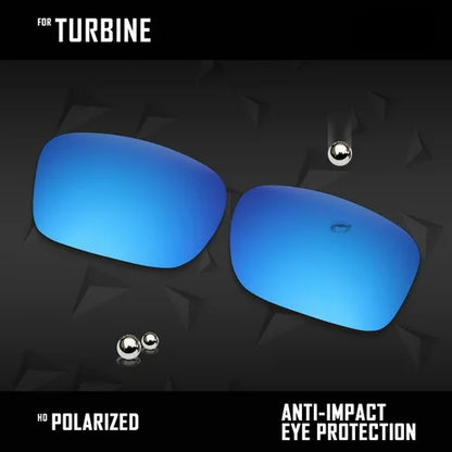 OOWLIT Polarized Replacement Lenses for Oakley Turbine Sunglasses