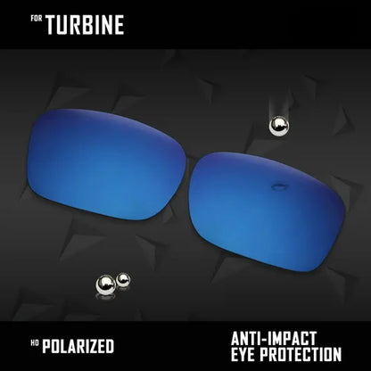 OOWLIT Polarized Replacement Lenses for Oakley Turbine Sunglasses