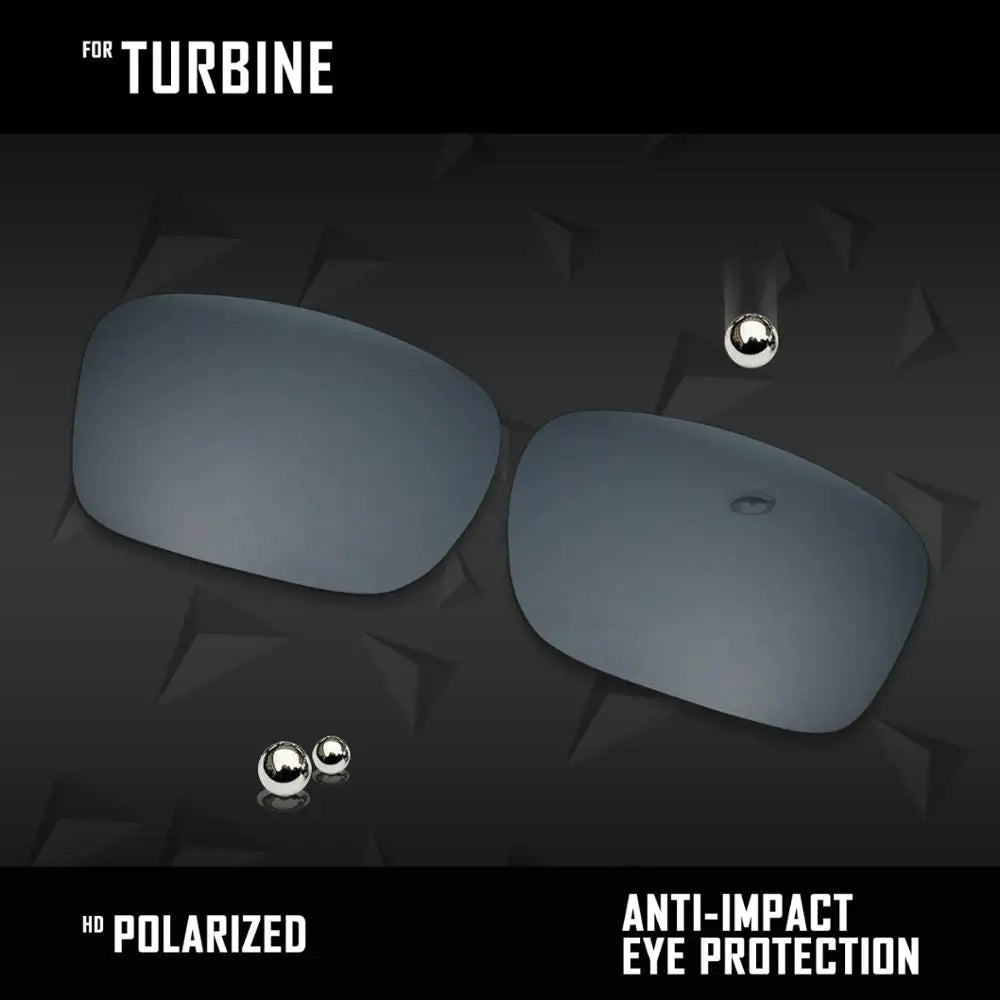 OOWLIT Polarized Replacement Lenses for Oakley Turbine Sunglasses