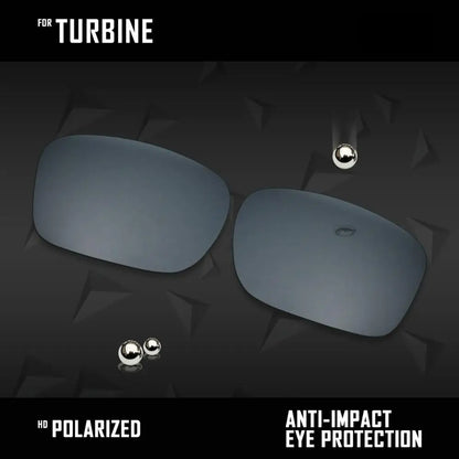 OOWLIT Polarized Replacement Lenses for Oakley Turbine Sunglasses