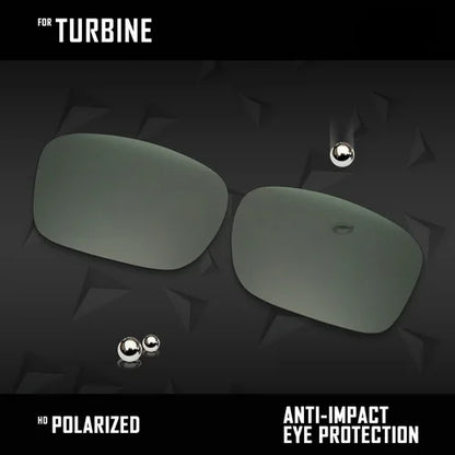 OOWLIT Polarized Replacement Lenses for Oakley Turbine Sunglasses