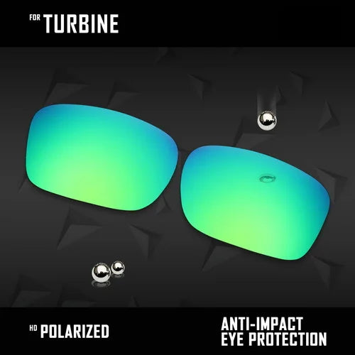 OOWLIT Polarized Replacement Lenses for Oakley Turbine Sunglasses