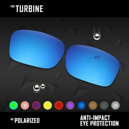 OOWLIT Polarized Replacement Lenses for Oakley Turbine Sunglasses