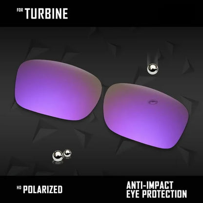 OOWLIT Polarized Replacement Lenses for Oakley Turbine Sunglasses