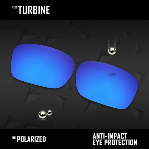 OOWLIT Polarized Replacement Lenses for Oakley Turbine Sunglasses