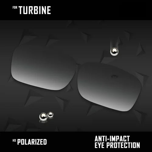 OOWLIT Polarized Replacement Lenses for Oakley Turbine Sunglasses