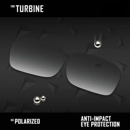 OOWLIT Polarized Replacement Lenses for Oakley Turbine Sunglasses