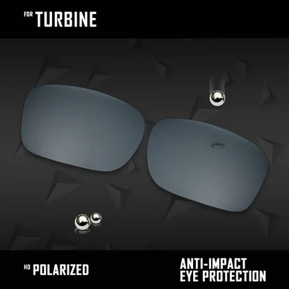 OOWLIT Polarized Replacement Lenses for Oakley Turbine Sunglasses