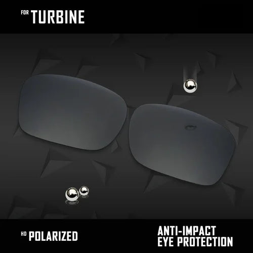 OOWLIT Polarized Replacement Lenses for Oakley Turbine Sunglasses