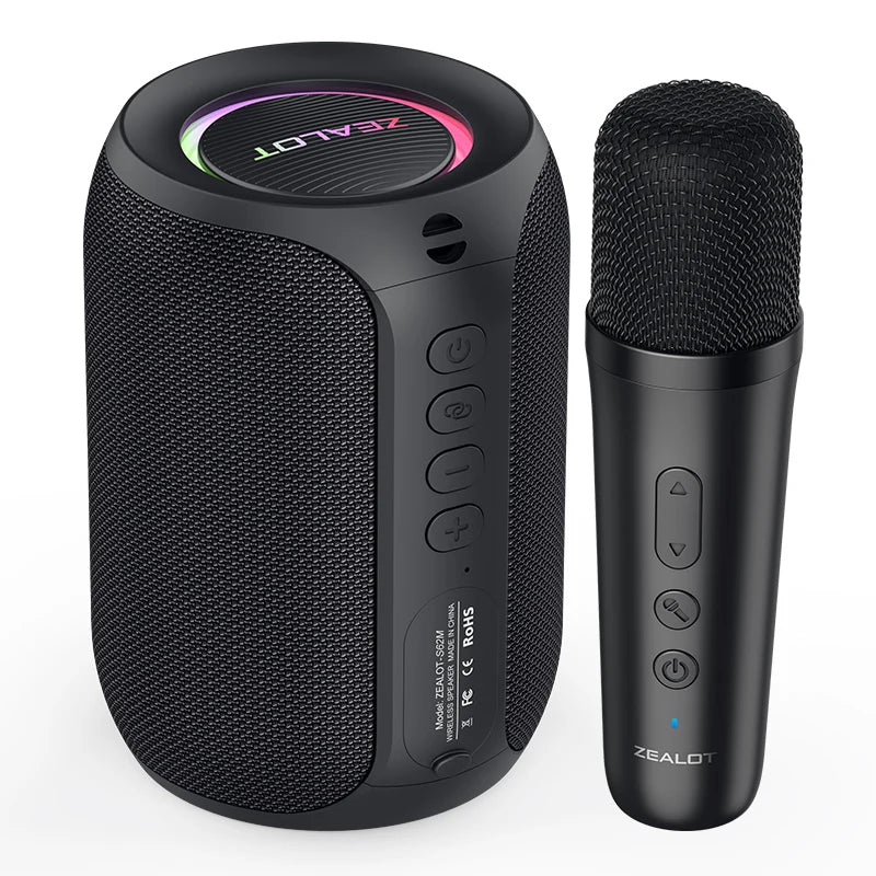 ZEALOT-S62M Portable Karaoke Machine & Bluetooth 5.3 Speaker System