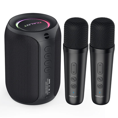 ZEALOT-S62M Portable Karaoke Machine & Bluetooth 5.3 Speaker System