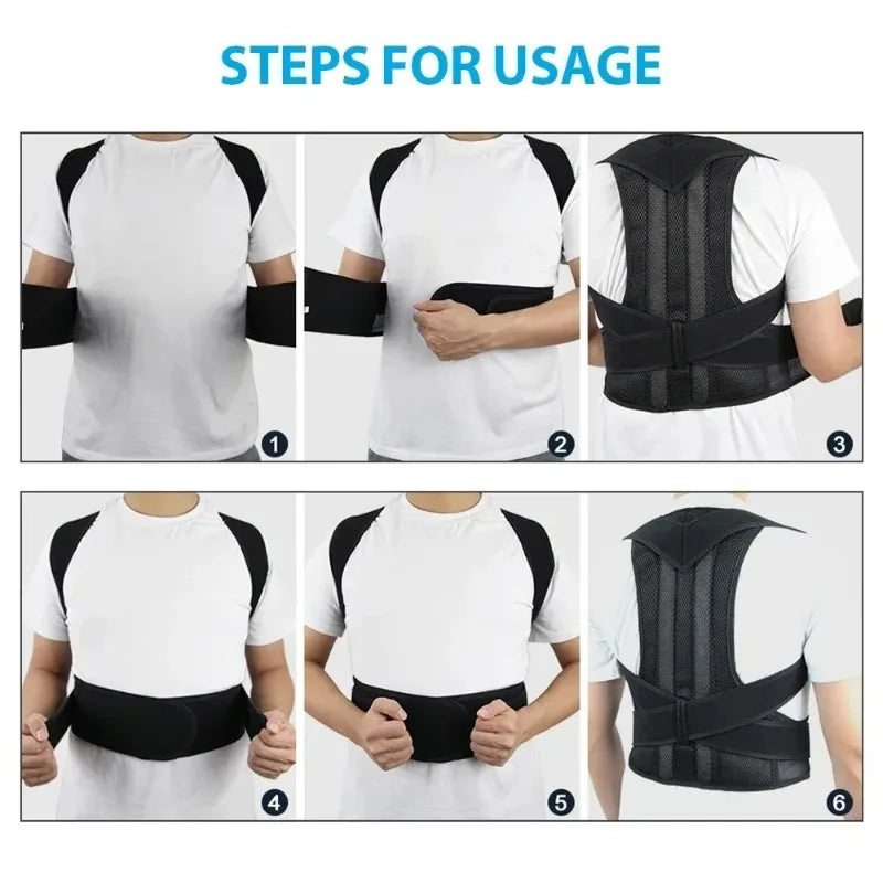Support Brace & Lumbar Posture Corrector