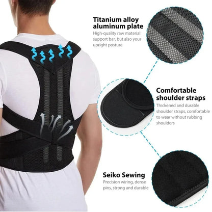 Support Brace & Lumbar Posture Corrector