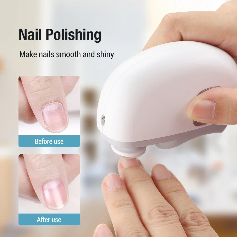 Electric Nail Clipper and Polisher 2-in-1