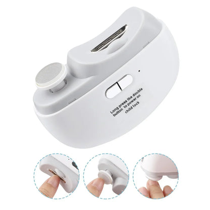 Electric Nail Clipper and Polisher 2-in-1