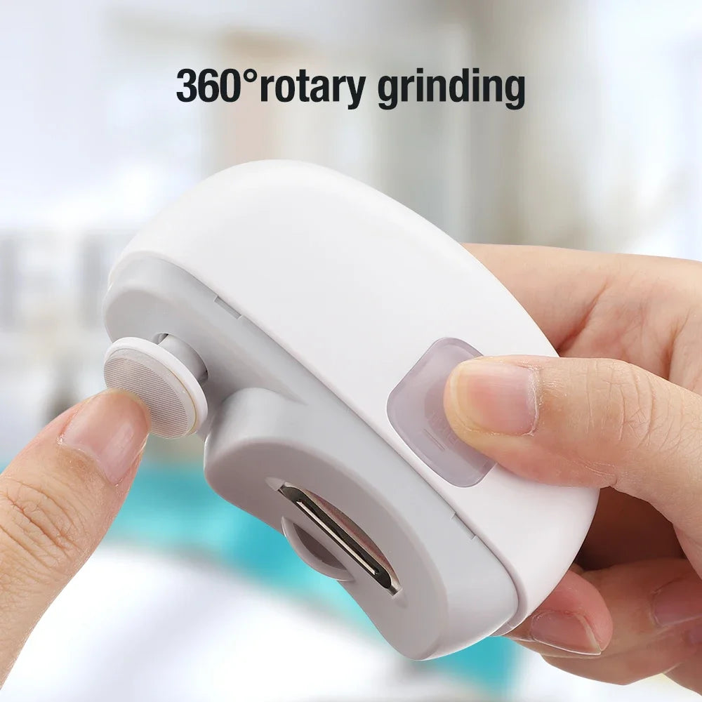Electric Nail Clipper and Polisher 2-in-1