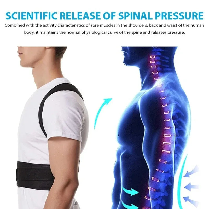 Support Brace & Lumbar Posture Corrector