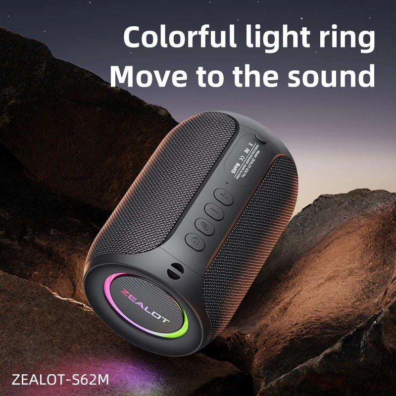 ZEALOT-S62M Portable Karaoke Machine & Bluetooth 5.3 Speaker System