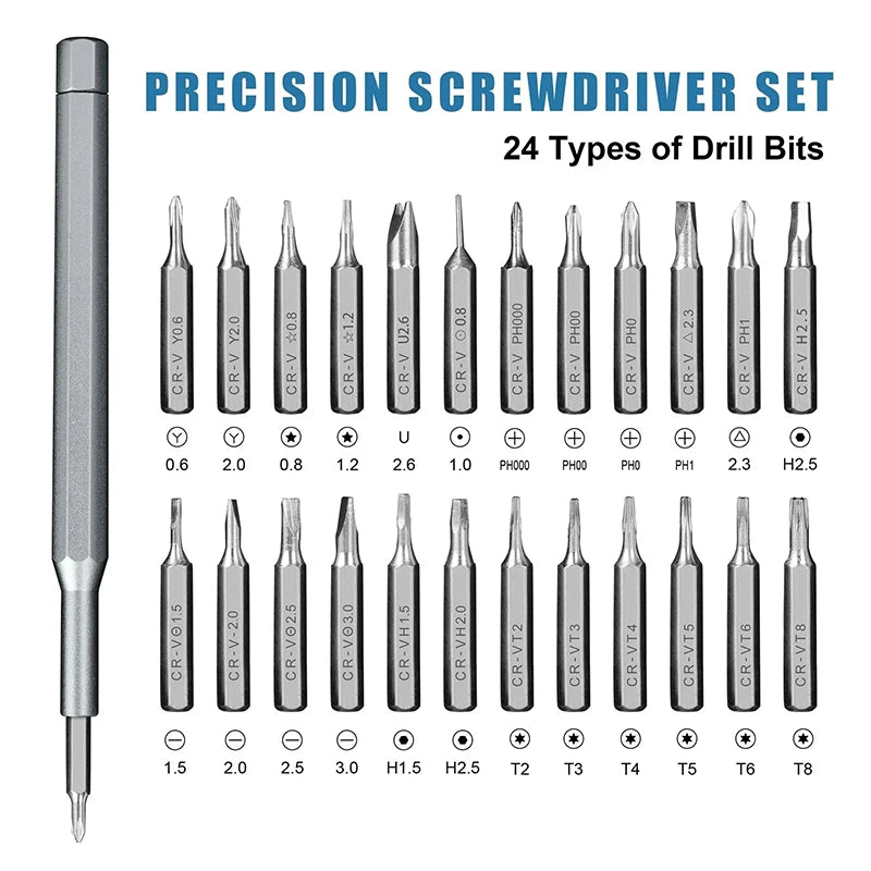 Multifunctional Precision Screwdriver Set (25 Pieces)