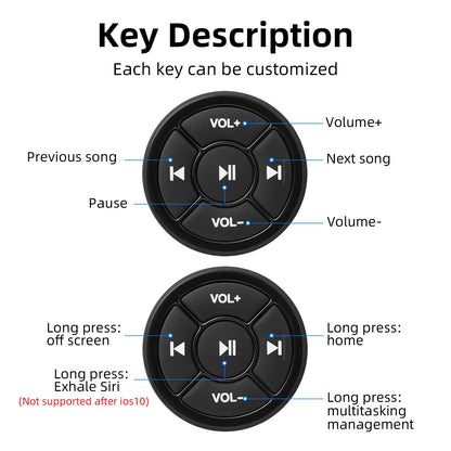 Wireless Bluetooth-compatible Remote Control Button Universal