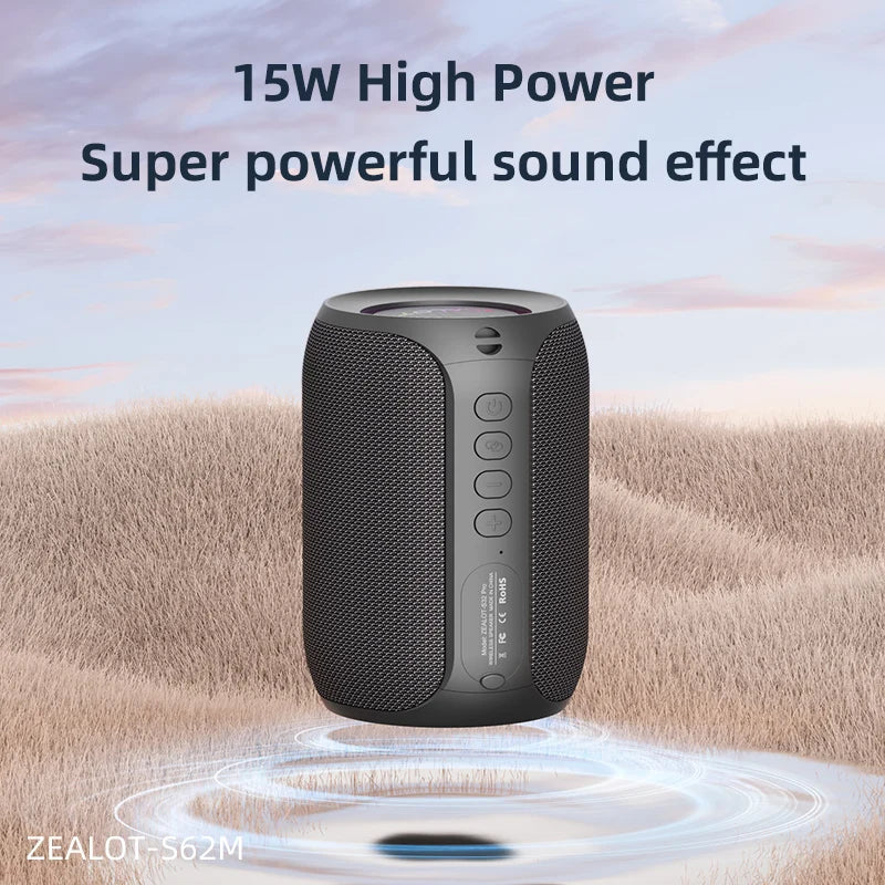 ZEALOT-S62M Portable Karaoke Machine & Bluetooth 5.3 Speaker System