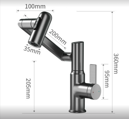 Rotating Digital Basin Faucet