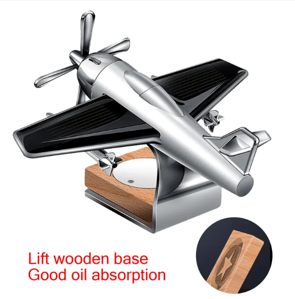 Solar Aroma Plane Car Decor